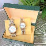 Rolex Men watch (Rose gold and silver colour)